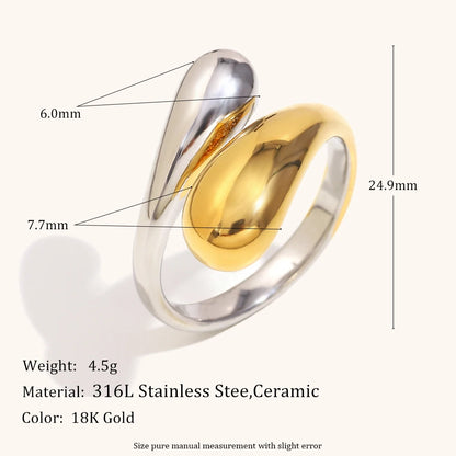 La.Muses – Double Snake Ring 18K