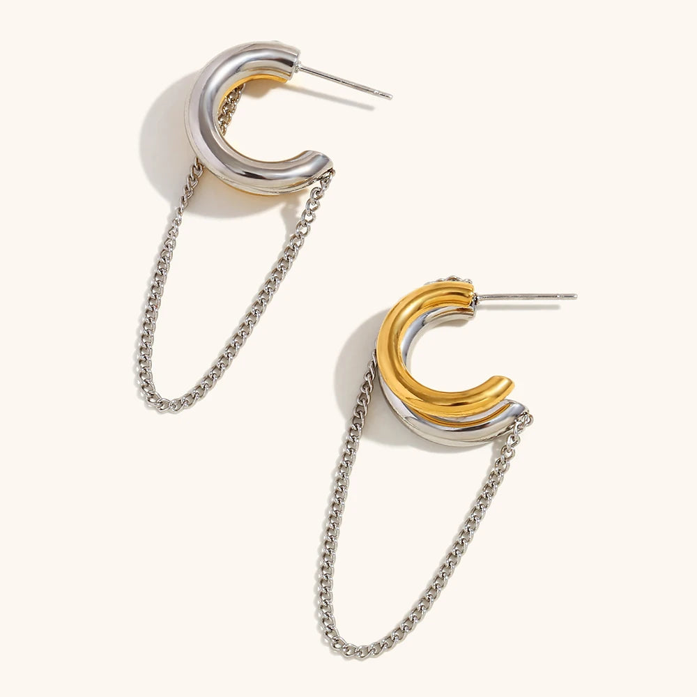 La.Muses – C-Tassel Earrings 18K