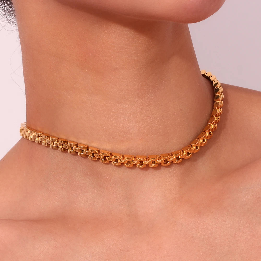 La.Muses – Modern Chain Choker 18K