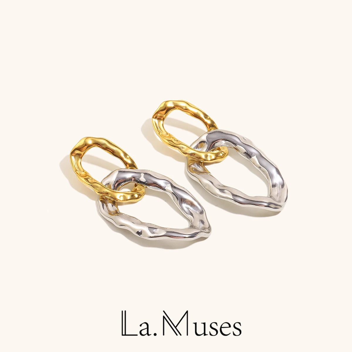 La.Muses – Circular Harmony Earrings 18K