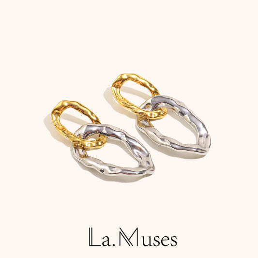 La.Muses – Circular Harmony Earrings 18K