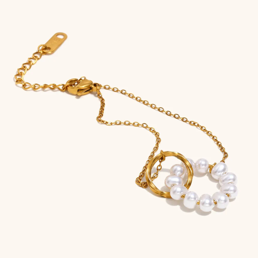 La.Muses – Perle & Lien Doré 18K