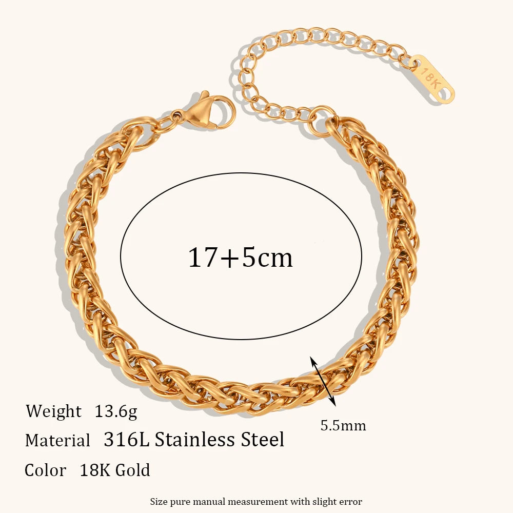 La.Muses – Tressé d’Or Bracelet 18K