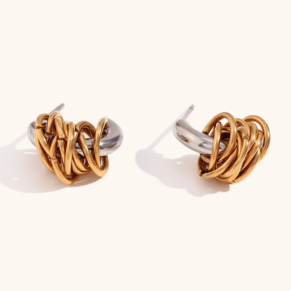 La.Muses – Mini C-Wrap Earrings 18K