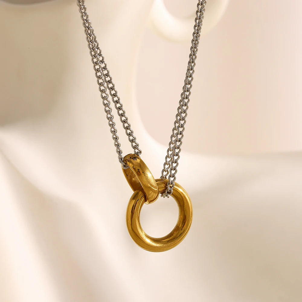 La.Muses – Double Harmony Necklace 18K