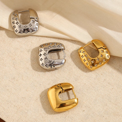 La.Muses – Stellar Square Hoops 18K