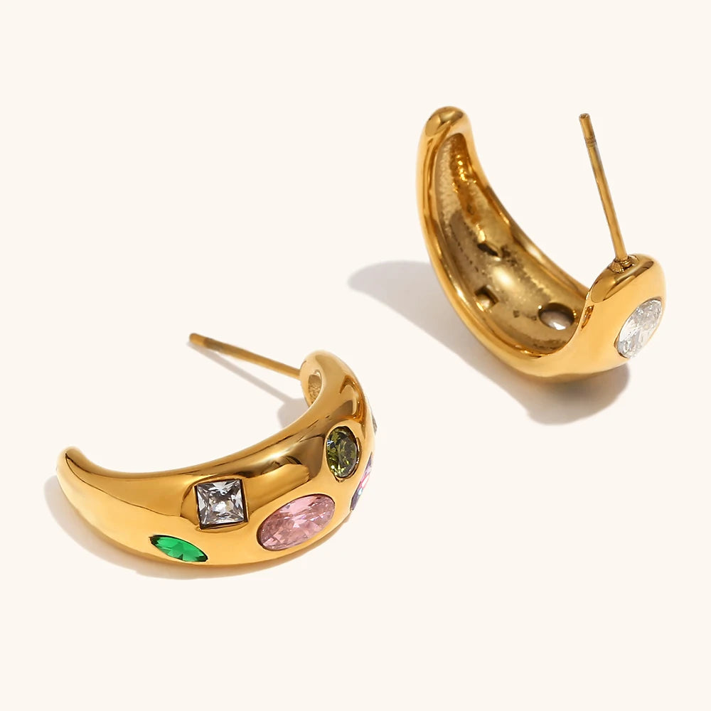 La.Muses – Mystic Moon Earrings 18K