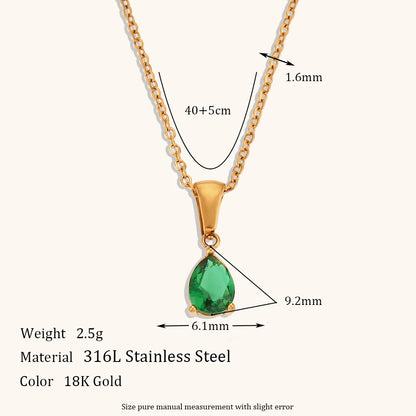 La.Muses – Pure Drop Necklace 18K