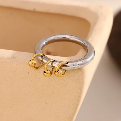 La.Muses – Bead Tassel Ring 18K