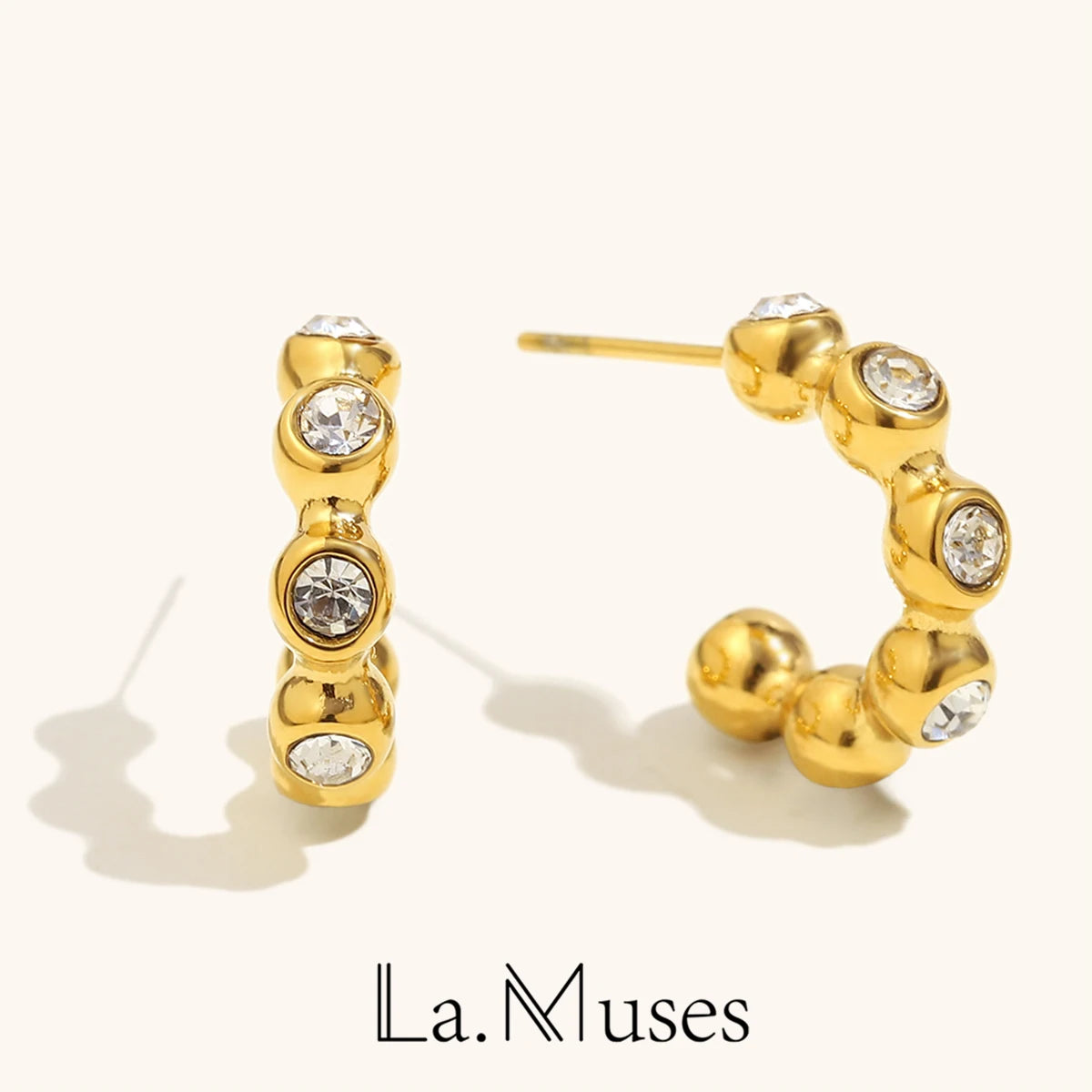 La.Muses – Perle d’Or Éclatante 18K