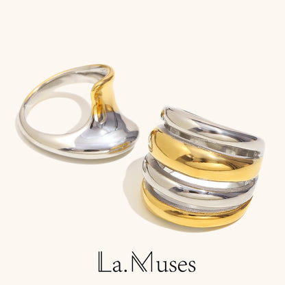La.Muses – Twisted Harmony Ring 18K