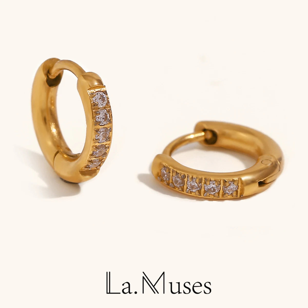 La.Muses – Lueur Dorée Earrings 18K