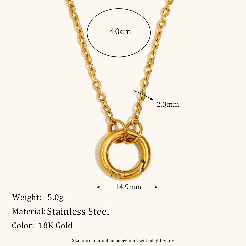 La.Muses – Bold Circle Chain 18K