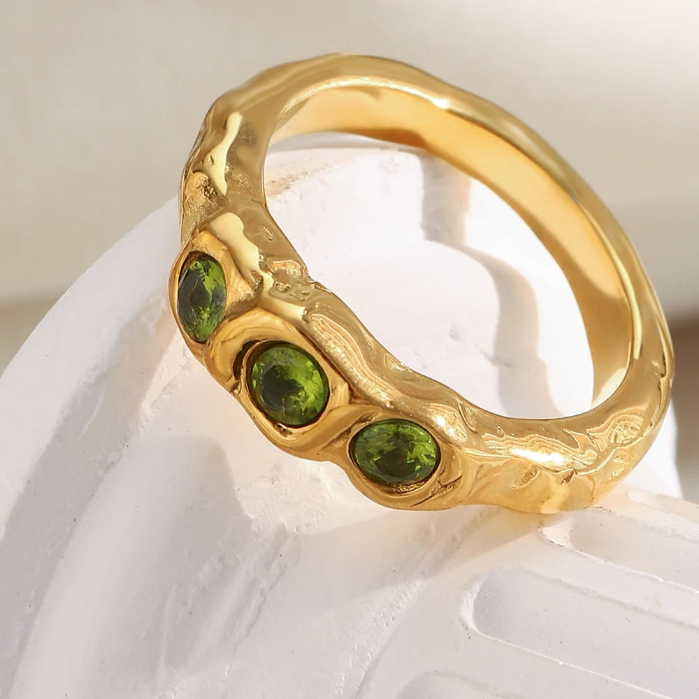 La.Muses – Green Essence Ring 18K