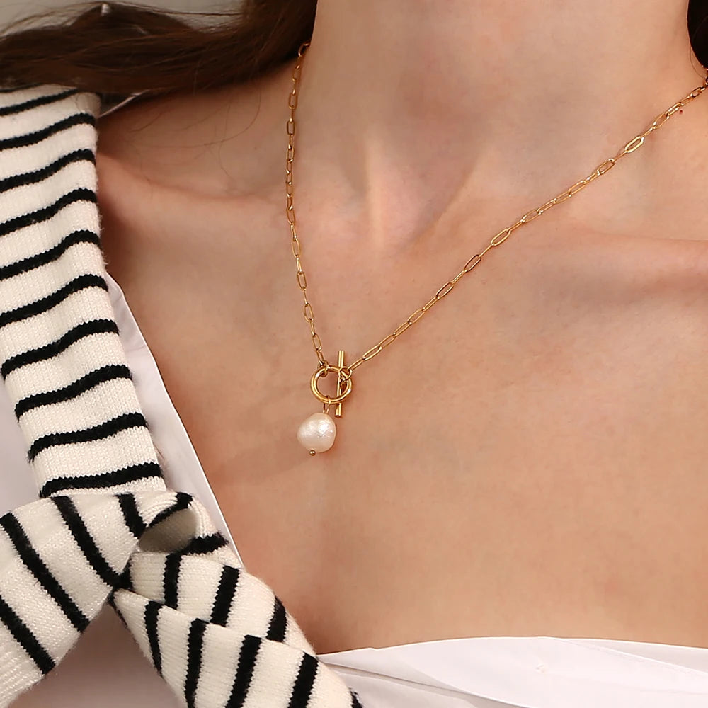 La.Muses – Collier Perle Éternelle 18K