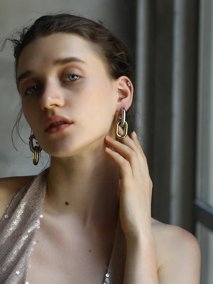 La.Muses – Chain Bold Earrings 18K