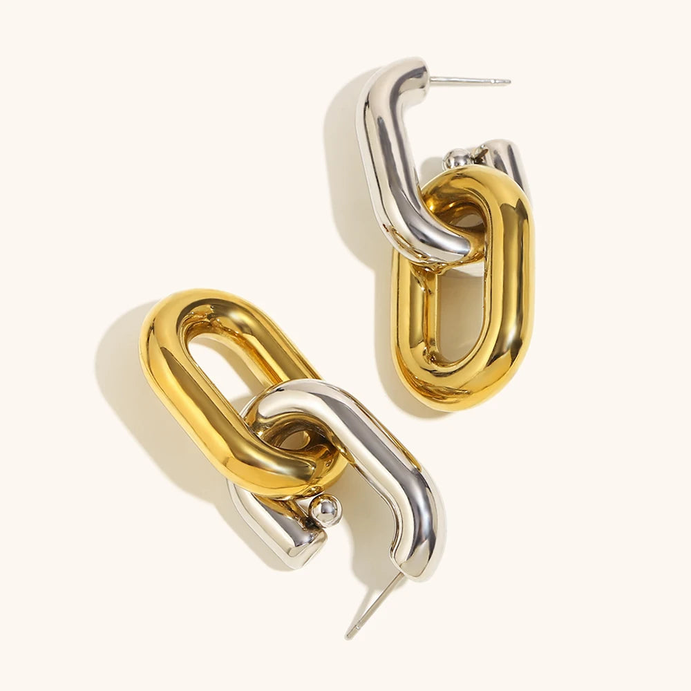 La.Muses – Chain Bold Earrings 18K