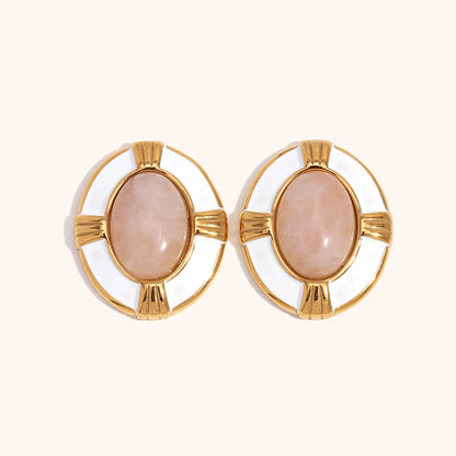 La.Muses – Black Muse Earrings 18K