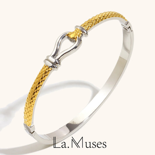 La.Muses – Textura Elegance Bracelet 18K