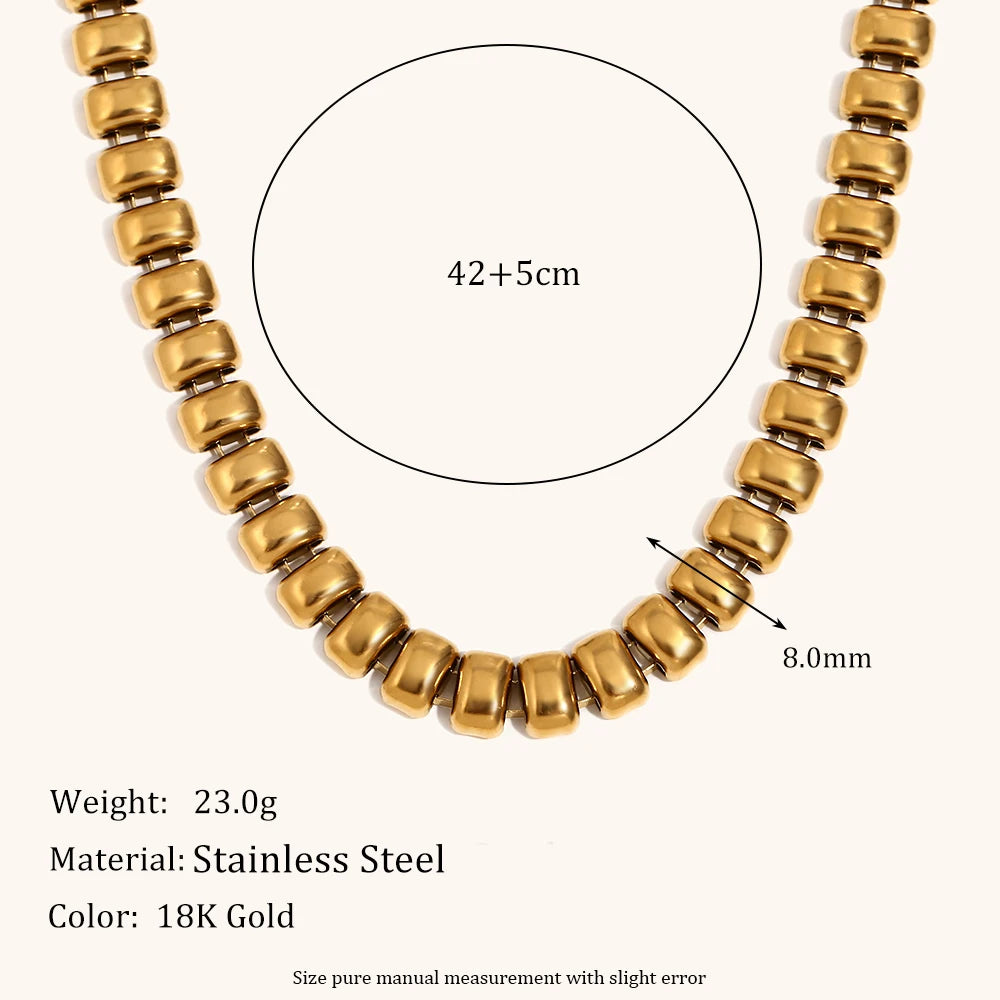La.Muses – Bold Square Chain 18K