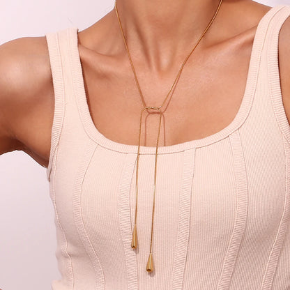 La.Muses – Pure Drop Necklace 18K