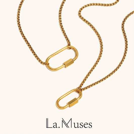 La.Muses – Collier Signature Dorée 18K