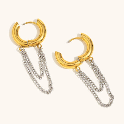 La.Muses – Les Pendantes Bicolores 18K