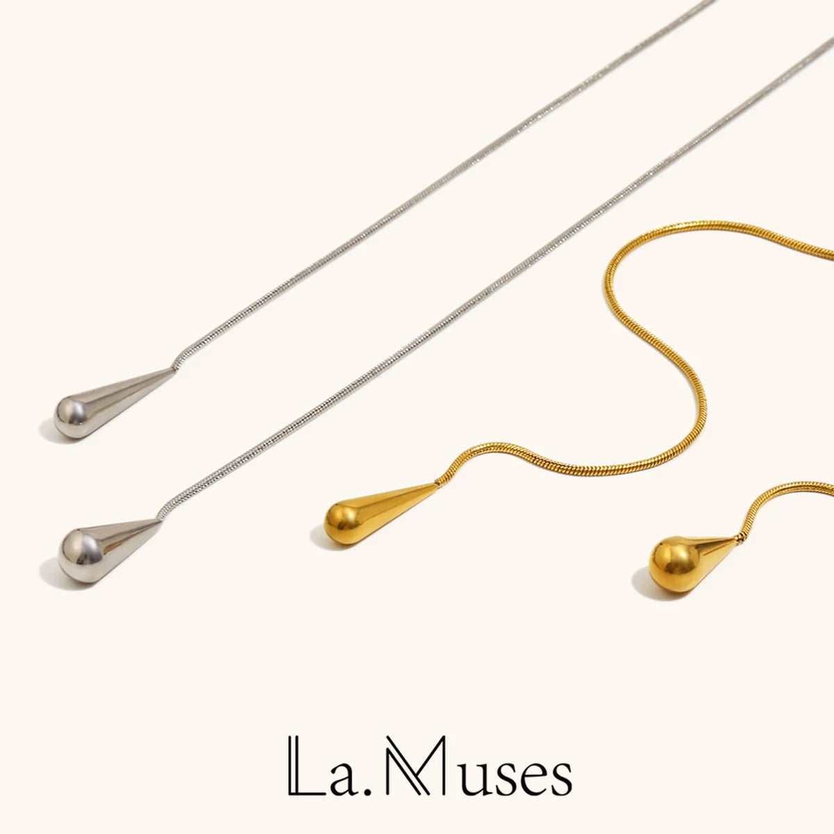 La.Muses – Pure Drop Necklace 18K