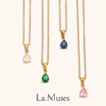 La.Muses – Pure Drop Necklace 18K