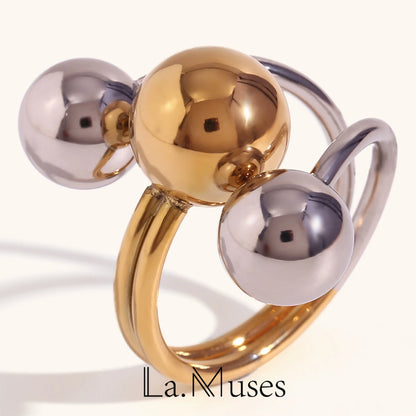 La.Muses – Beads Harmony Ring 18K