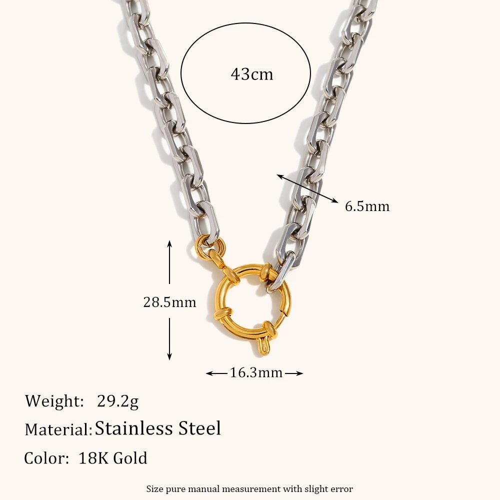 La.Muses – Spring Buckle Chain 18K