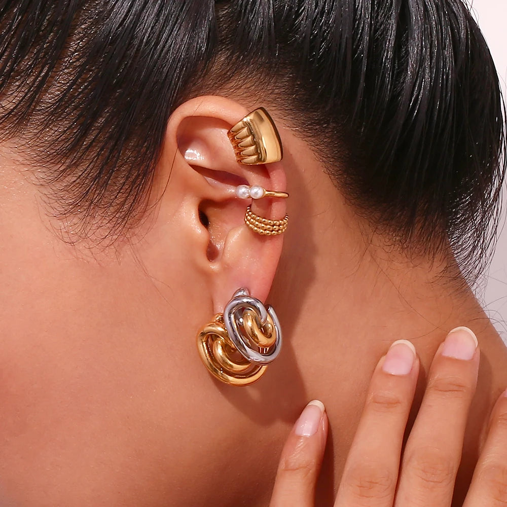 La.Muses – Lock Aura Earrings 18K