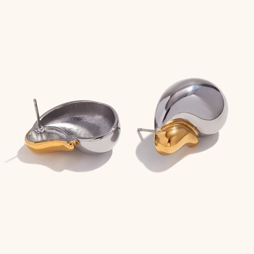 La.Muses – Dual Drop Earrings 18K