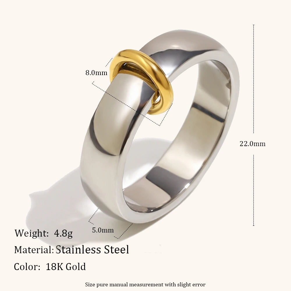 La.Muses – Mixed Harmony Ring 18K