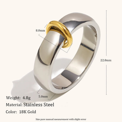 La.Muses – Mixed Harmony Ring 18K